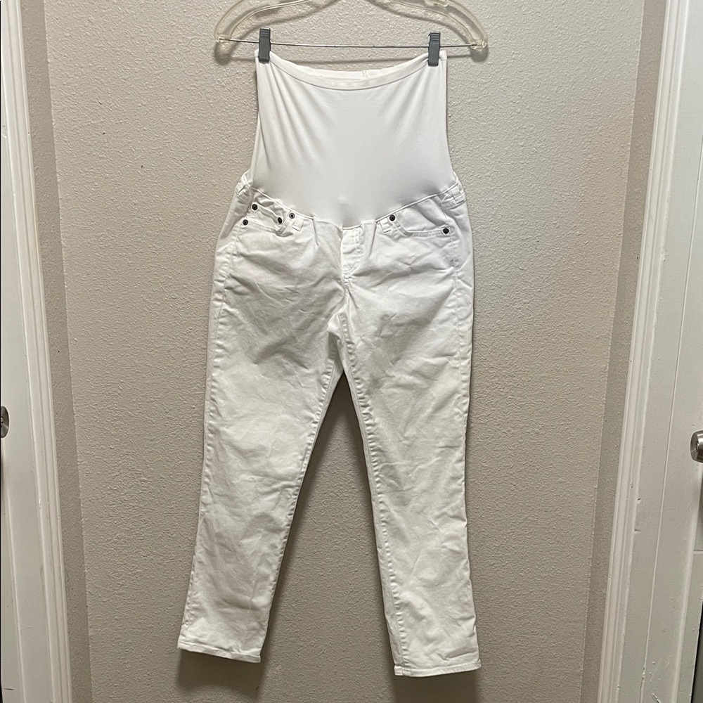 GAP Elegant White Straight Leg Jumpsuit
